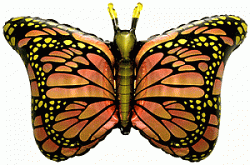 И 38"/97см Бабочка Махаон оранжевая / Butterfly / 1 шт / (Испания)