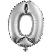 F 16"/41 см Цифры "0" Серебро / 1 шт. / Китай