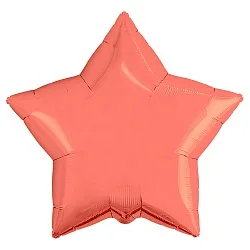 Р 18"/46см Звезда, Коралловый, 1 шт.(Россия)