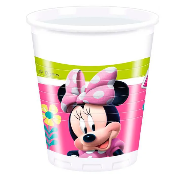 Стаканы пластиковые "Стильная Минни - 2" / Minnie Happy Helpers 200 мл./8 шт.