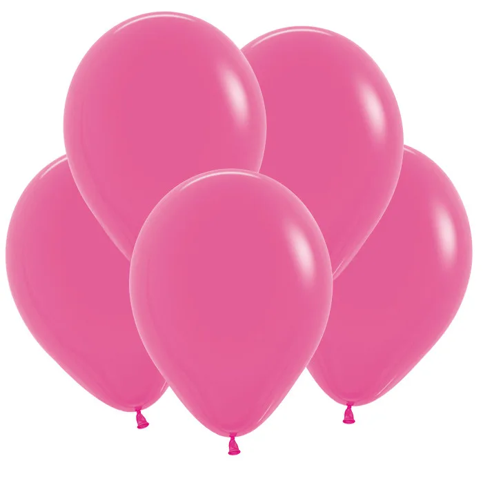 S Пастель 18"/44см Темно- Розовый / Fuchsia/ 25 шт. / (Колумбия)