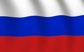 Флаг Россия 90*135  с отверстием под флагшток (флаговая ткань)