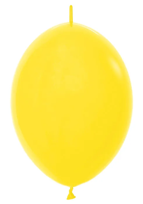 S Линколун Пастель 12"/30см Жёлтый / Yellow / 50 шт. / (Колумбия)