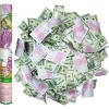 Пневмохлопушка 40 см в метал. тубе . Доллары и Евро
