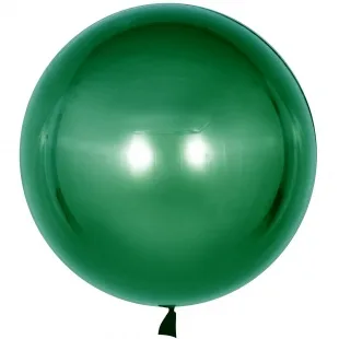 К 18"/46см Сфера 3D , Deco Bubble,Зеленый, 1 шт. (Китай)