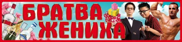 Наклейки на номер авто "Братва жениха" (в ассортименте) / 1 шт.