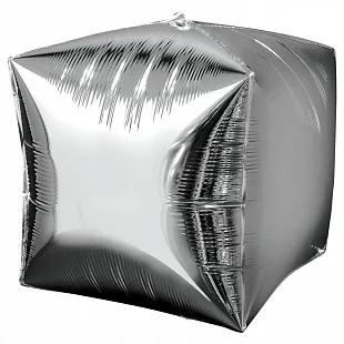 F 24"/61см Куб 3D Серебро /1 шт. /(Китай)