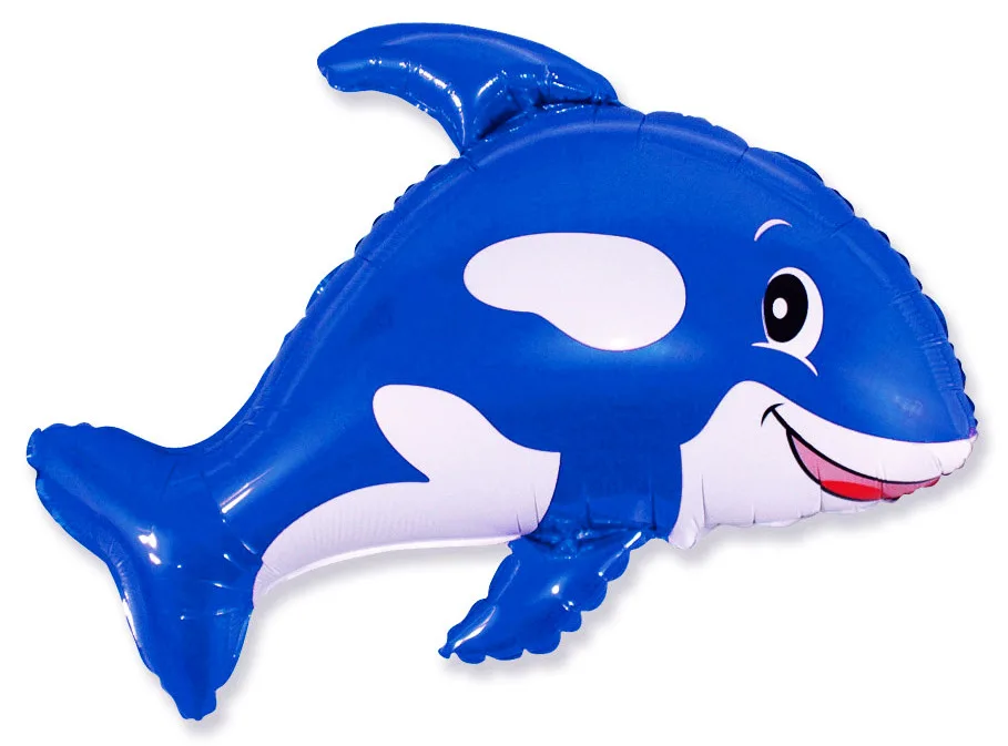 И 34 Дружелюбный кит (синий) / Whale / 1 шт / (Испания)