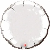 И 4"/10см Круг Серебро / Rnd Silvtr / 1 шт / (Испания)