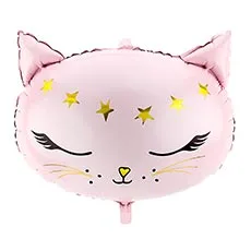 К 19"/48 см Кошка голова Pink /(Китай)