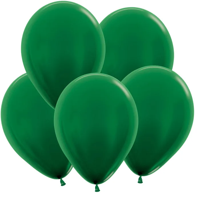 S Метал 5"/13см Тёмно зелёный / Forest Green / 100 шт. / (Колумбия)