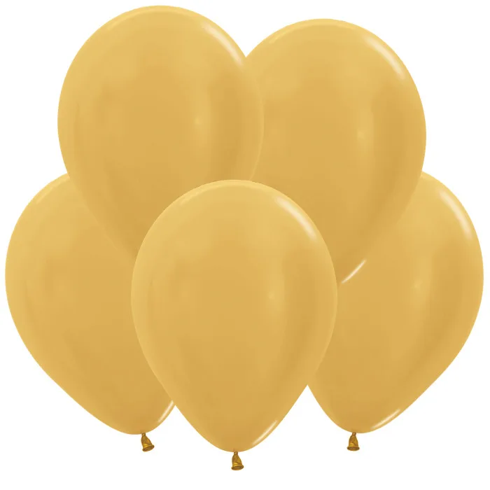 S Метал 5"/13см Золото / Gold R / 100 шт. / (Колумбия)