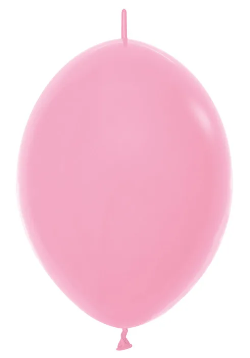 S Линколун Пастель 6"/15см Розовый / Bubble Gum Pink / 100 шт. / (Колумбия)
