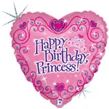 В 18 Принцесса С днём рождения / Princess / 1 шт / (США)