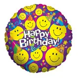 В 18 Улыбки С днём рождения / Smiley Party / 1 шт / (США)