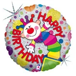 В 18 Клоун в коробке С днём рождения Голография / Berthday Jack / 1 шт / (США)