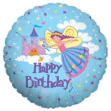В 18 Фея-Принцесса С днем рождения / Fairy Princess Birthday / 1 шт / (США)