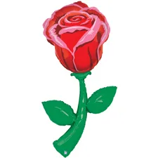 В 60"/1,5м Красная Роза / Fresh Picks™ Single Red Rose / 1 шт / (США)