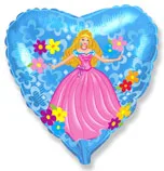 И 18 Сердце Принцесса / Princess / 1 шт / (Испания)