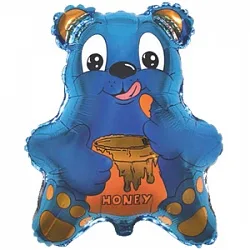 И 21 Медвежонок с мёдом (синий) / Bear Honey/ 1 шт / (Испания)