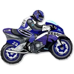 И 14 Мотоцикл (синий) / Motor bike / 1 шт / (Испания)