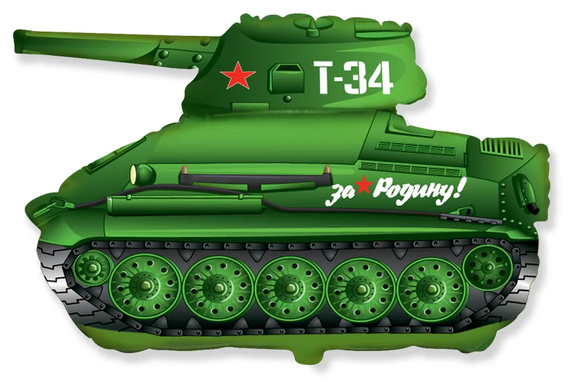 И 41 Танк Т-34, Зеленый, 1 шт. (Испания)