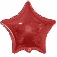 И 18"/46см Звезда Красный / Star Red / 1 шт / (Испания)