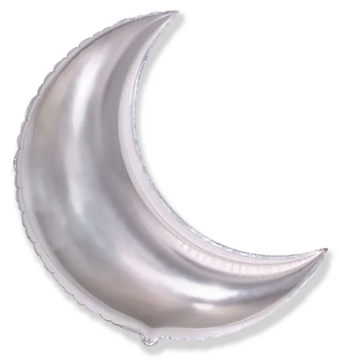 И 36"/89см Полумесяц Серебро / Crescent Moon / 1 шт / (Испания)
