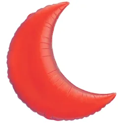 И 36"/89см Полумесяц Красный / Crescent Moon / 1 шт / (Испания)
