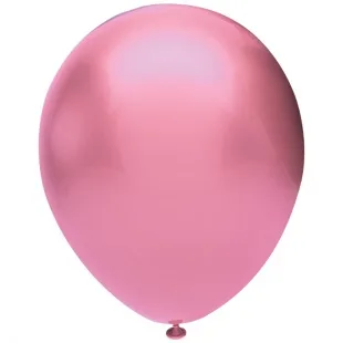 О 12''/30 см Розовый, металлик, 50 шт. (Турция)