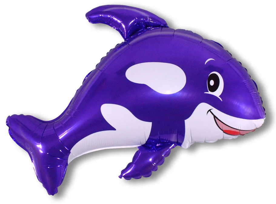 И 14 Дружелюбный кит (фиолетовый) / Whale / 1 шт / (Испания)