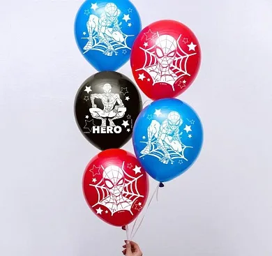 К 12''/30 см "Super hero", Человек-паук 25 шт.(Китай)