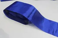 Лента атласная 5 см синяя/ 95м.