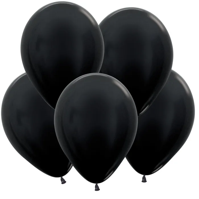 S Метал 12"/30см Черный / Black / 50 шт. / (Колумбия)