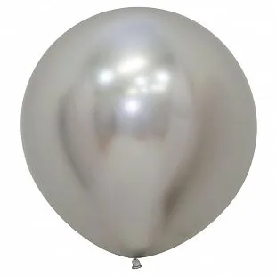 S 24" Зеркальные  шары, Серебро/1 шт./(Колумбия)