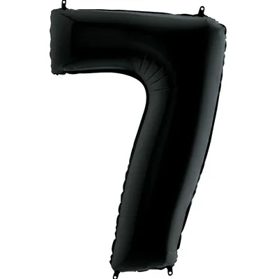 G 40"/102см Цифра "7" Black, 1 шт. (Италия)