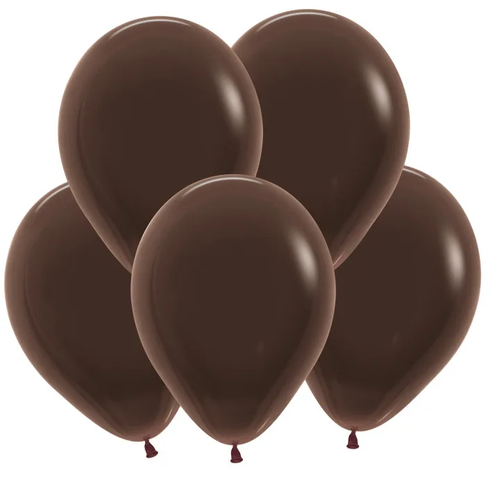 S Пастель 10"/25см Коричневый / Chocolate / 100 шт. / (Колумбия)