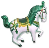 И 36 Цирковая лошадь (зеленая) / Horse Circus/ 1 шт. / (Испания)
