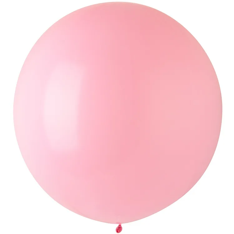 Э 24"/61см Стандарт Macaron Pink Rose1 шт.(Малайзия)