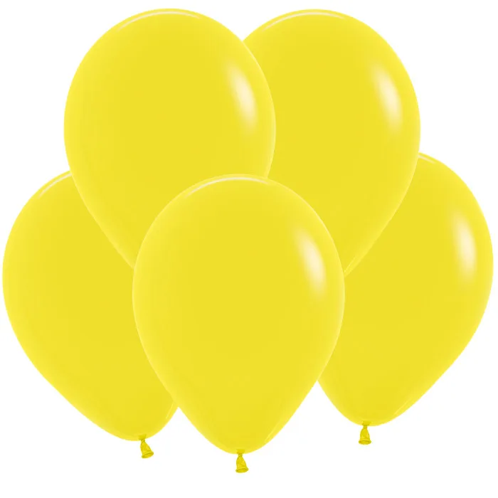 S Пастель 12"/30см Жёлтый / Yellow  / 100 шт. / (Колумбия)