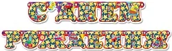 Гирлянда "С Днем Рождения! Игрушки" 200см