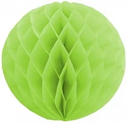 Бумажный шар Зеленый 25см.