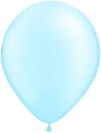 М Перламутр 5"/13см Голубой /Liht Blue / 100 шт. / (Мексика)