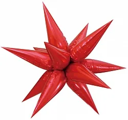 F 26''/66 см Звезда составная, Красный, 1 шт.