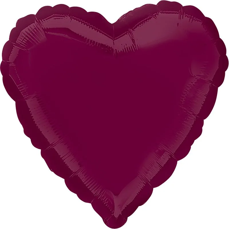 А 18"/46см Сердце Ягодный / Berry Decorator Heart S15 / 1 шт / (США)