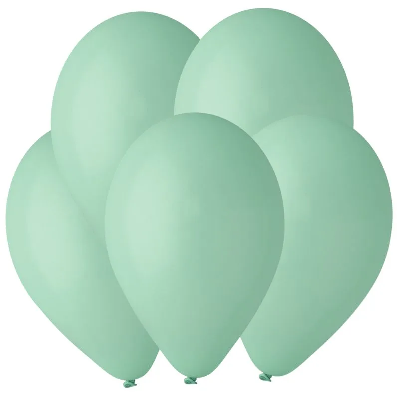 G 5"/12,5см. Аквамарин, Пастель. 100 шт./(Италия)