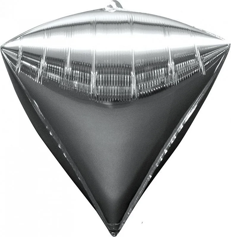 А 17"/43*38 см Алмаз 3D Серебро/ Silver 3 шт.