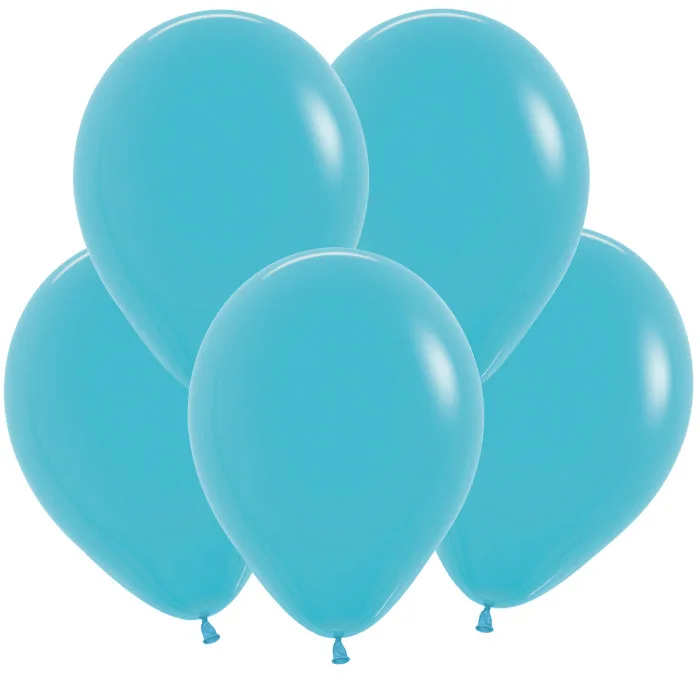 S Пастель 5"/13см Синяя бирюза / Turquoise Green / 100 шт. / (Колумбия)