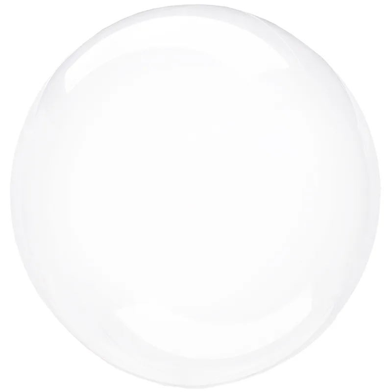 К 24"/61см Сфера 3D , Deco Bubble, прозрачный,1 шт. (Китай)